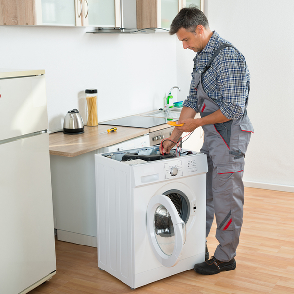 can you walk me through the steps of troubleshooting my washer issue in Morganville KS